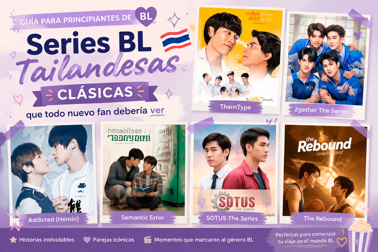 Guía para principiantes de BL: Series BL tailandesas clásicas que todo nuevo fan debería ver.
