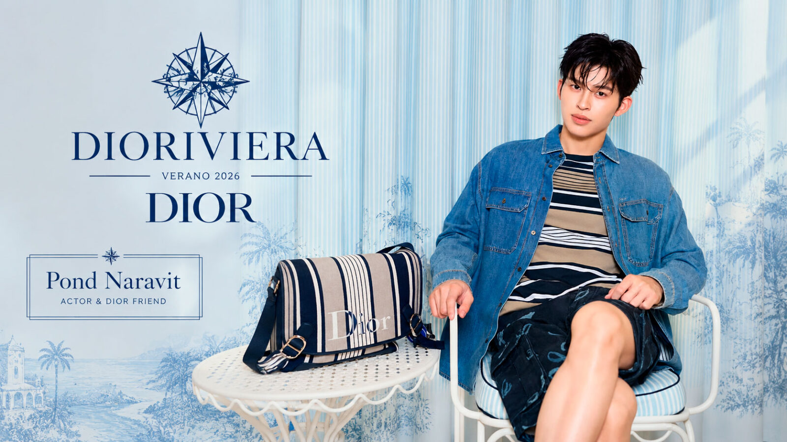 Pond Naravit brilló en la presentación de la colección Dioriviera Verano 2026 de Dior