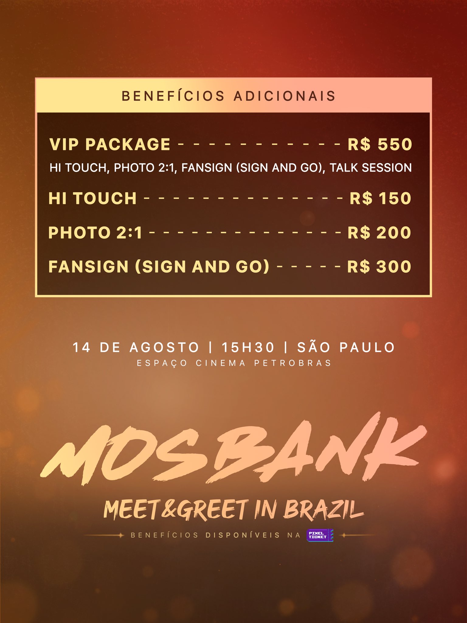 ¡MosBank regresan a Brasil! El dúo tendrá un nuevo Meet & Greet en São Paulo