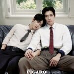 Park Siwoo y Kim Yoosik posan juntos para Madame Figaro
